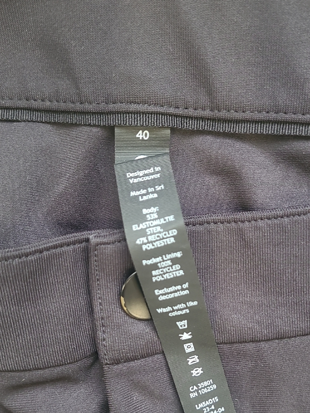 Lululemon Men's Athletic Pants in Black — Performance Training Style